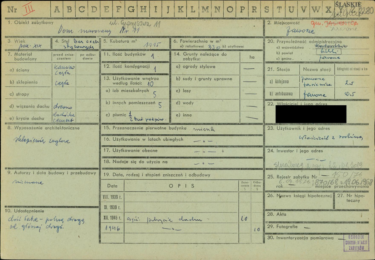 KZ - Karta zielona, skan nr 1