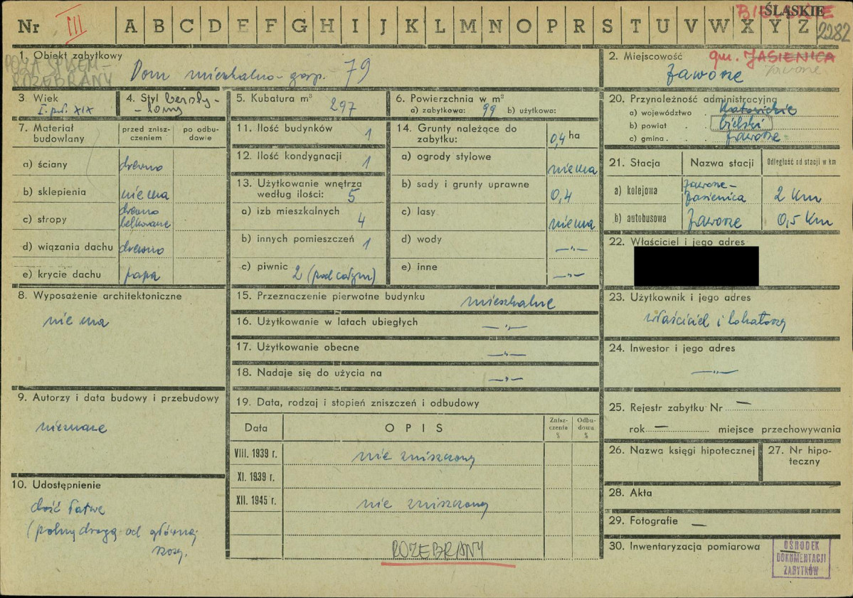 KZ - Karta zielona, skan nr 1