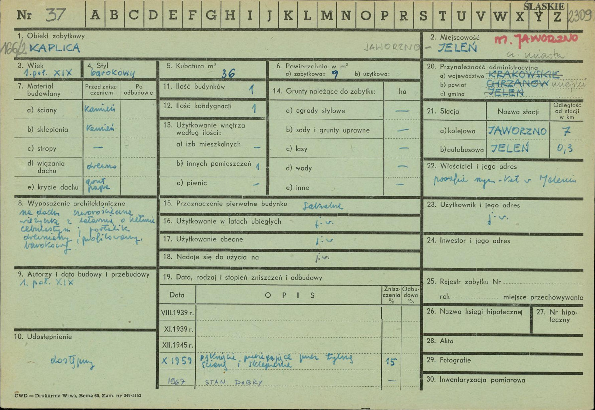 Karta zielona, skan nr 1