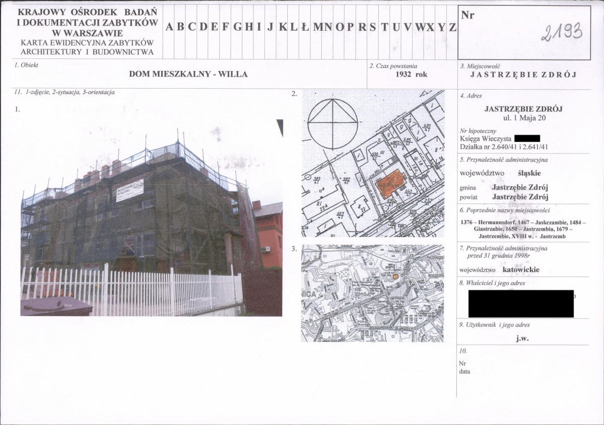 KB - Karta biała, skan nr 1