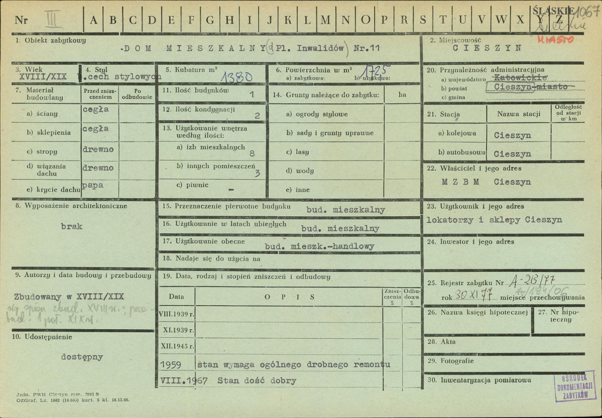 Karta zielona, skan nr 1