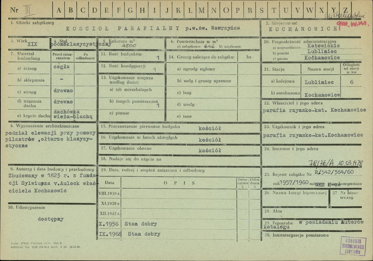 Karta zielona, skan nr 1