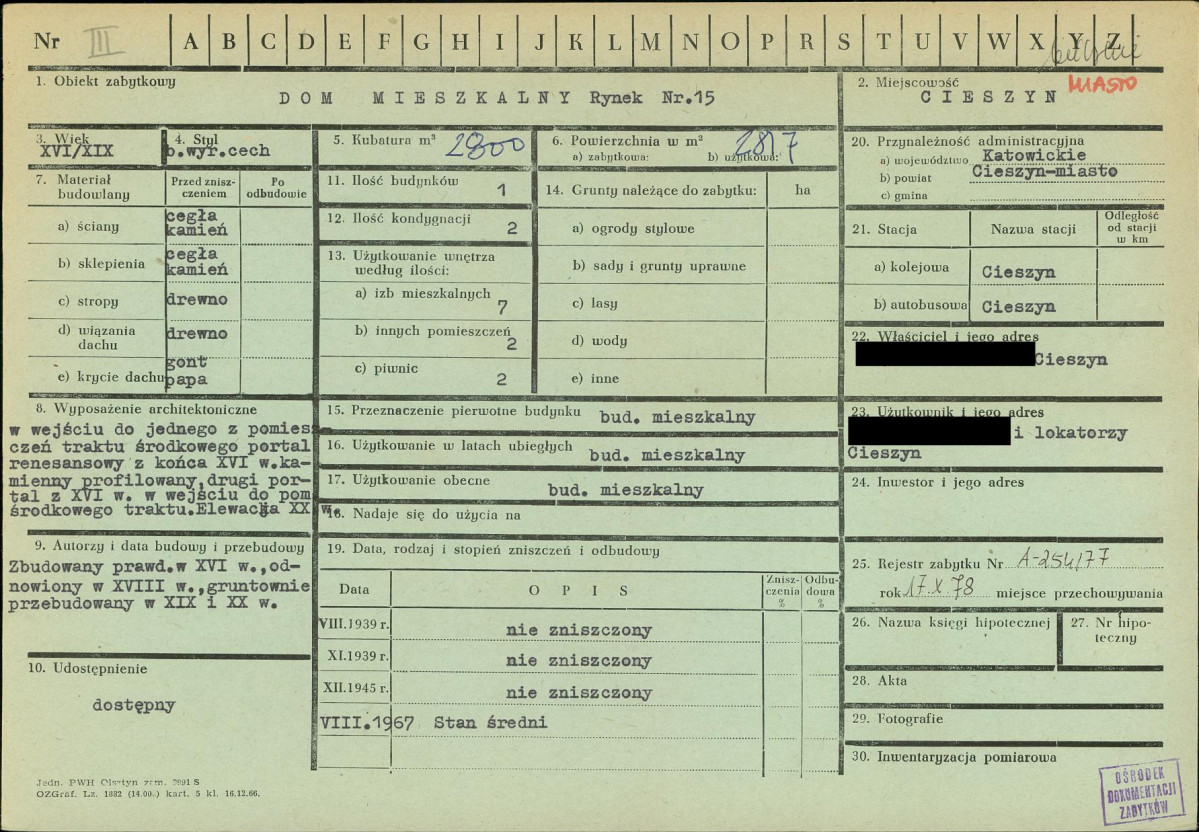 KZ - Karta zielona, skan nr 1