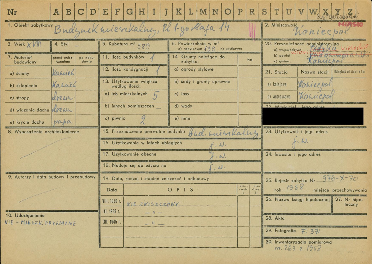 KZ - Karta zielona, skan nr 1