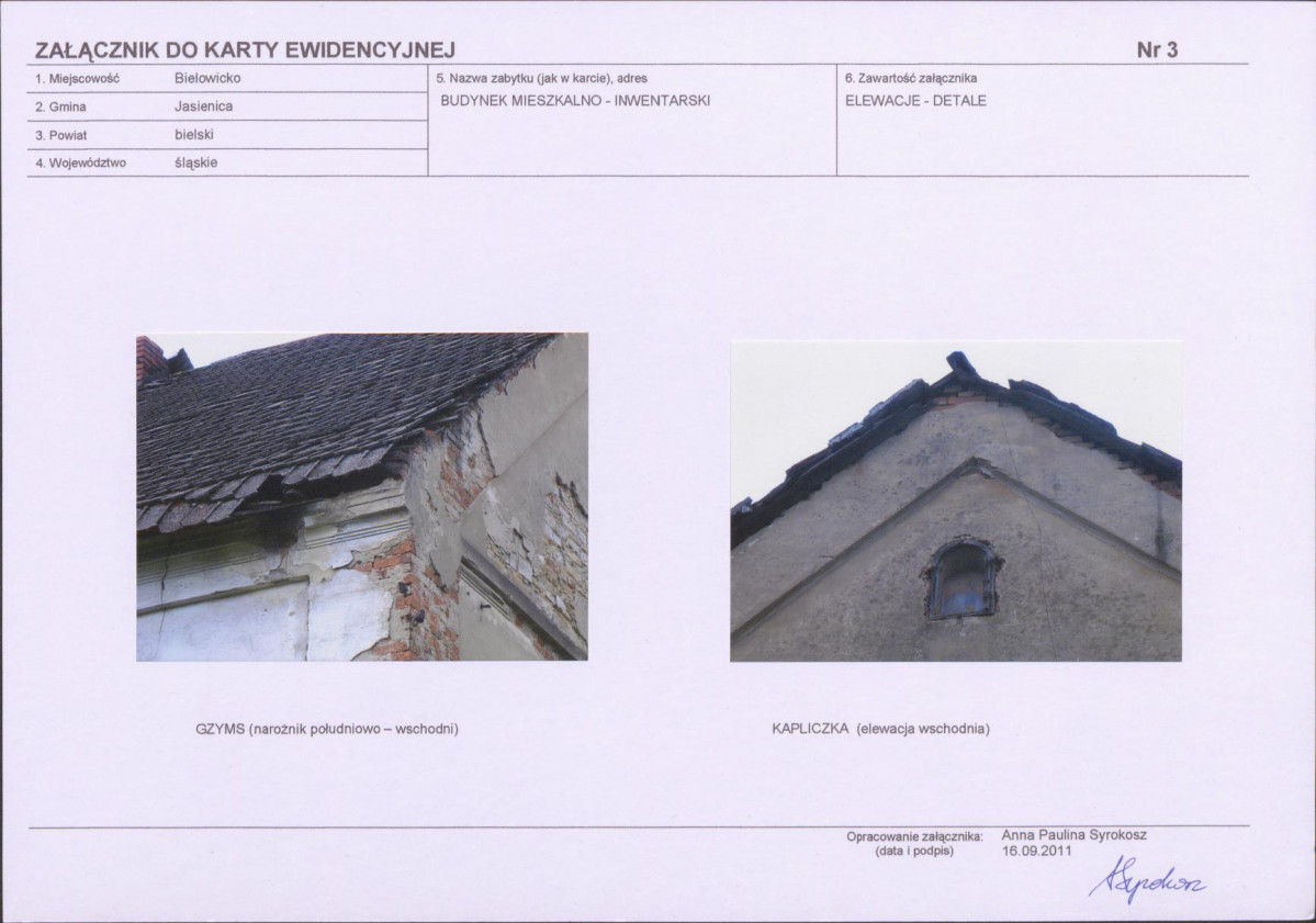 Karta obiektu niewpisanego do rejestru, skan nr 5