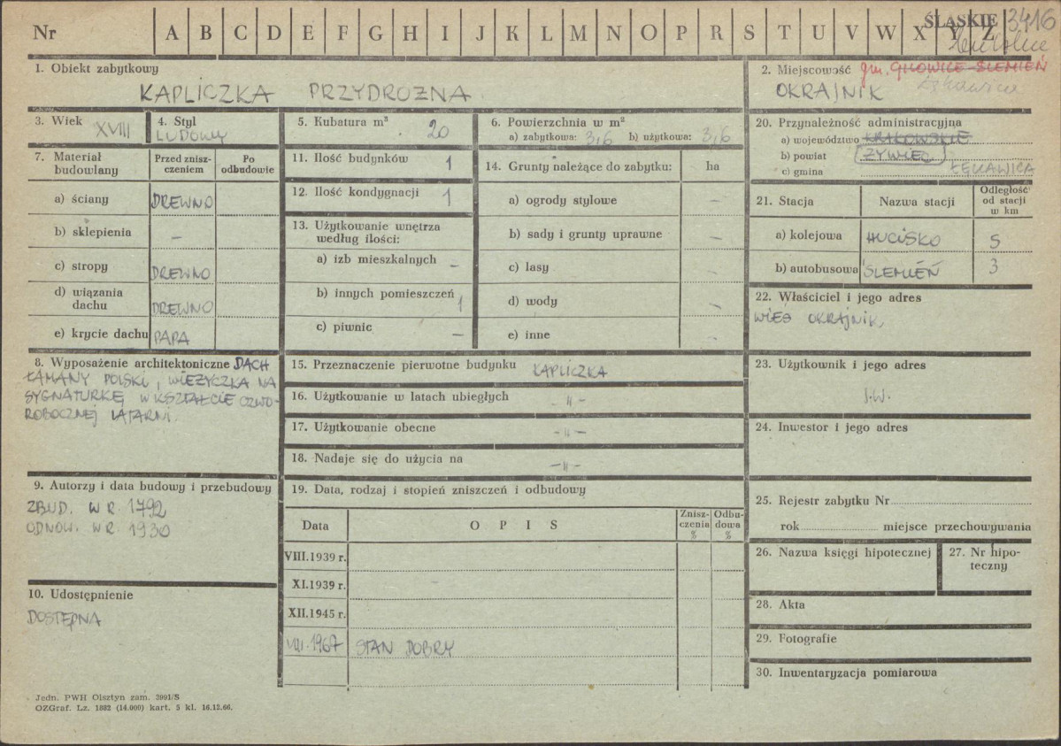 Karta zielona, skan nr 1