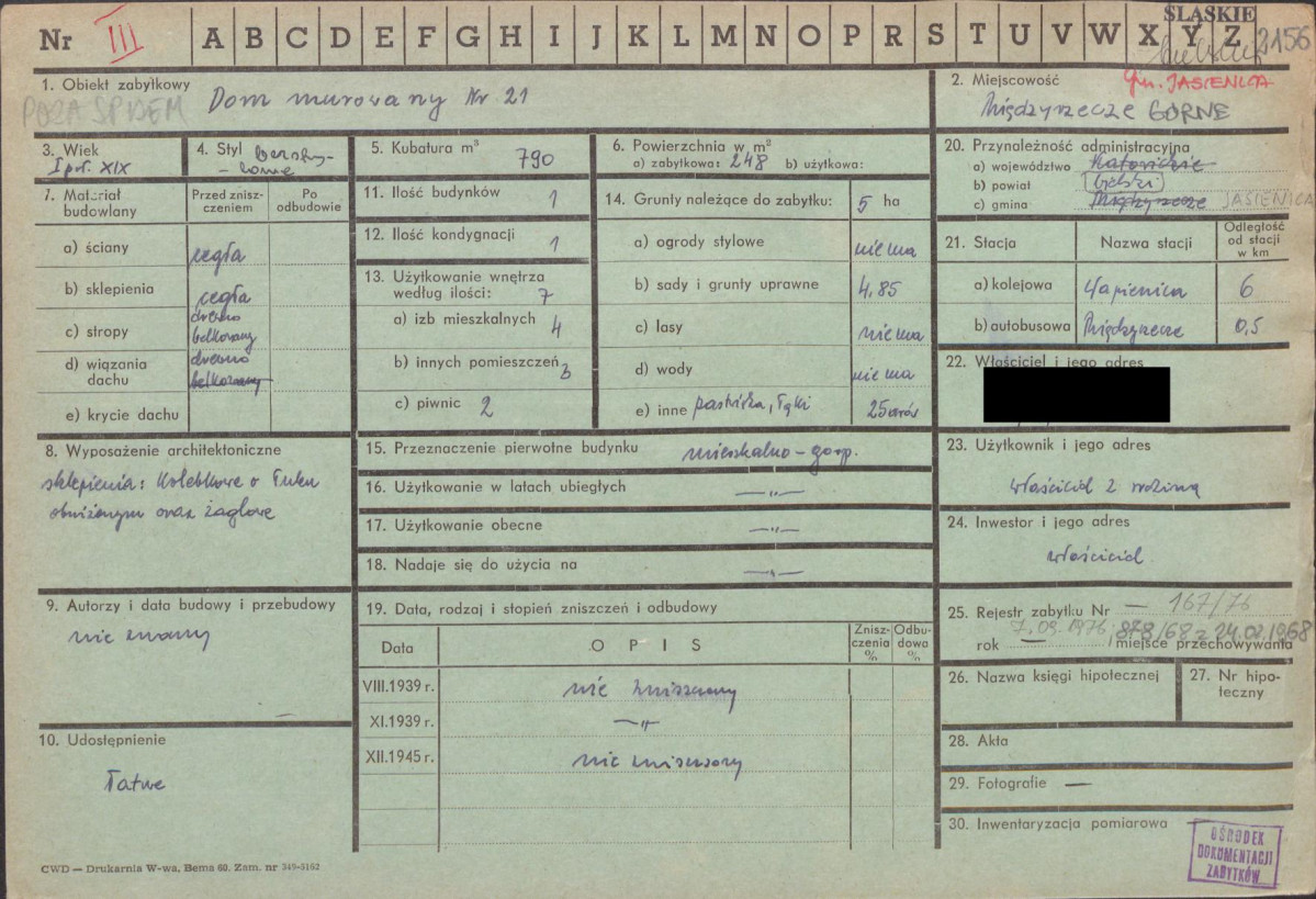 KZ - Karta zielona, skan nr 1