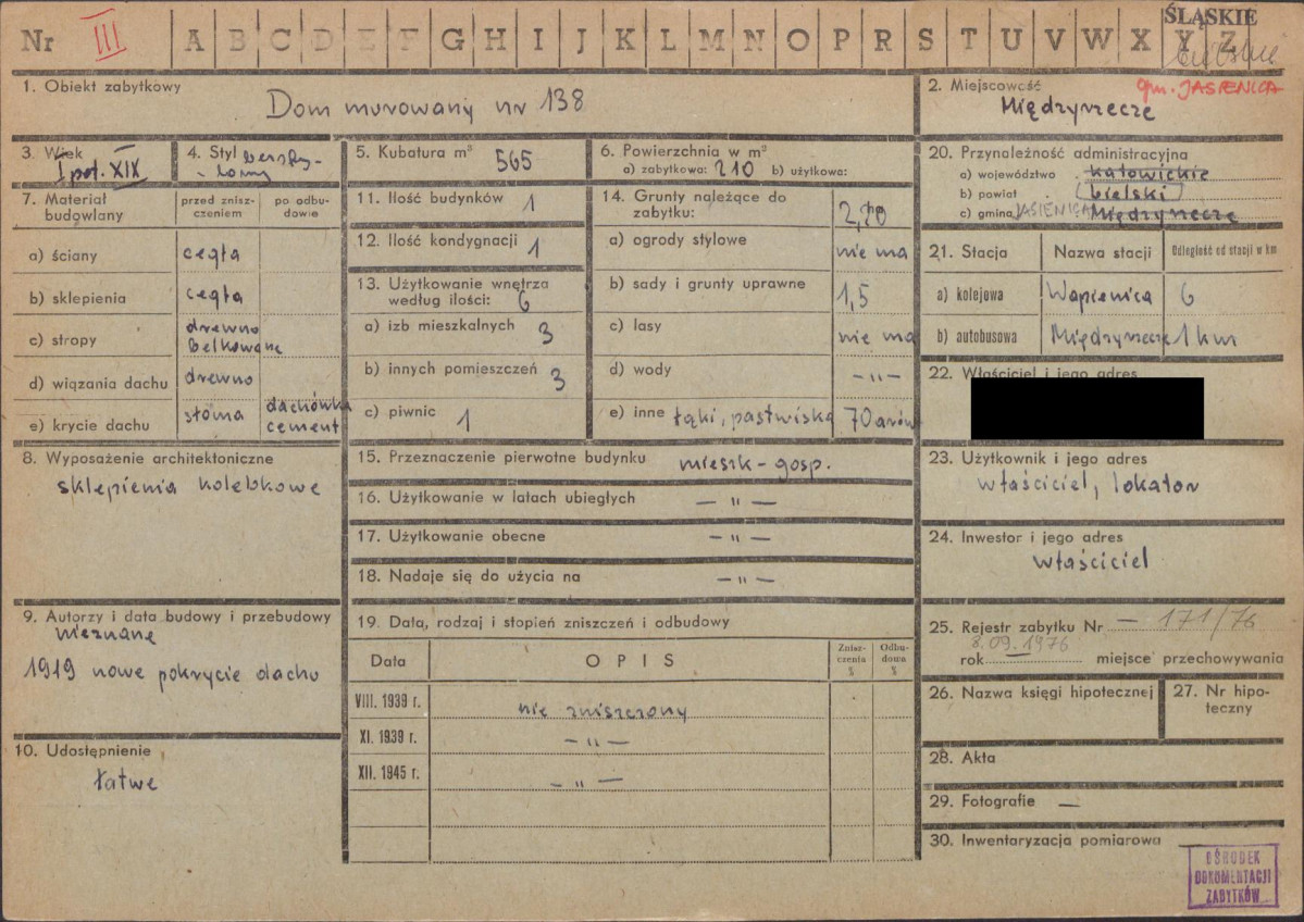 KZ - Karta zielona, skan nr 1