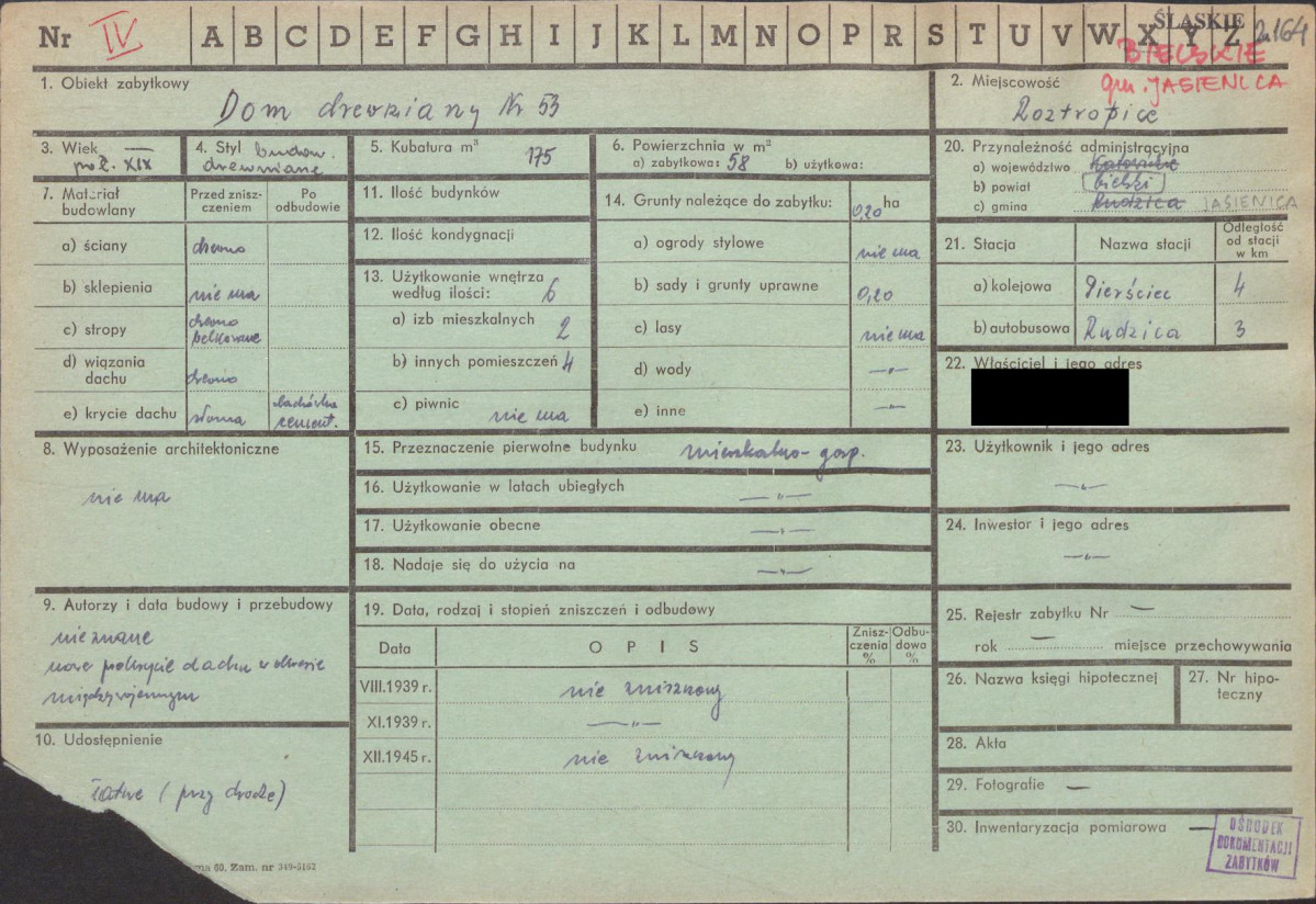 KZ - Karta zielona, skan nr 1