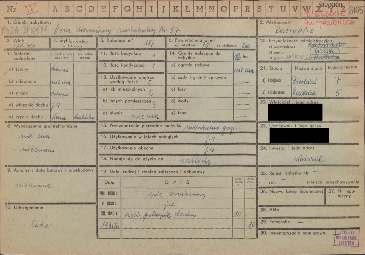 KZ - Karta zielona, skan nr 1