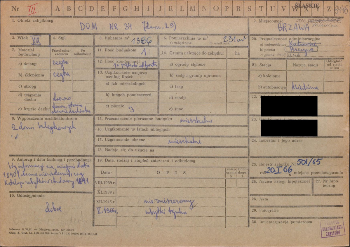 KZ - Karta zielona, skan nr 1