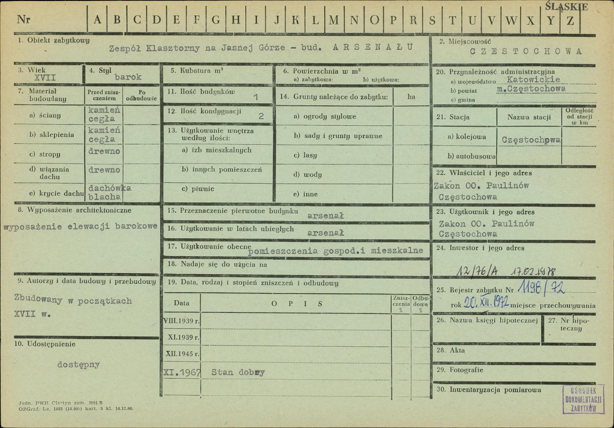 Karta zielona, skan nr 1
