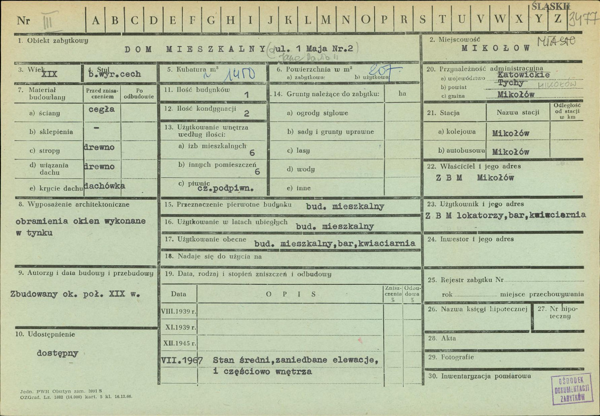 Karta zielona, skan nr 1