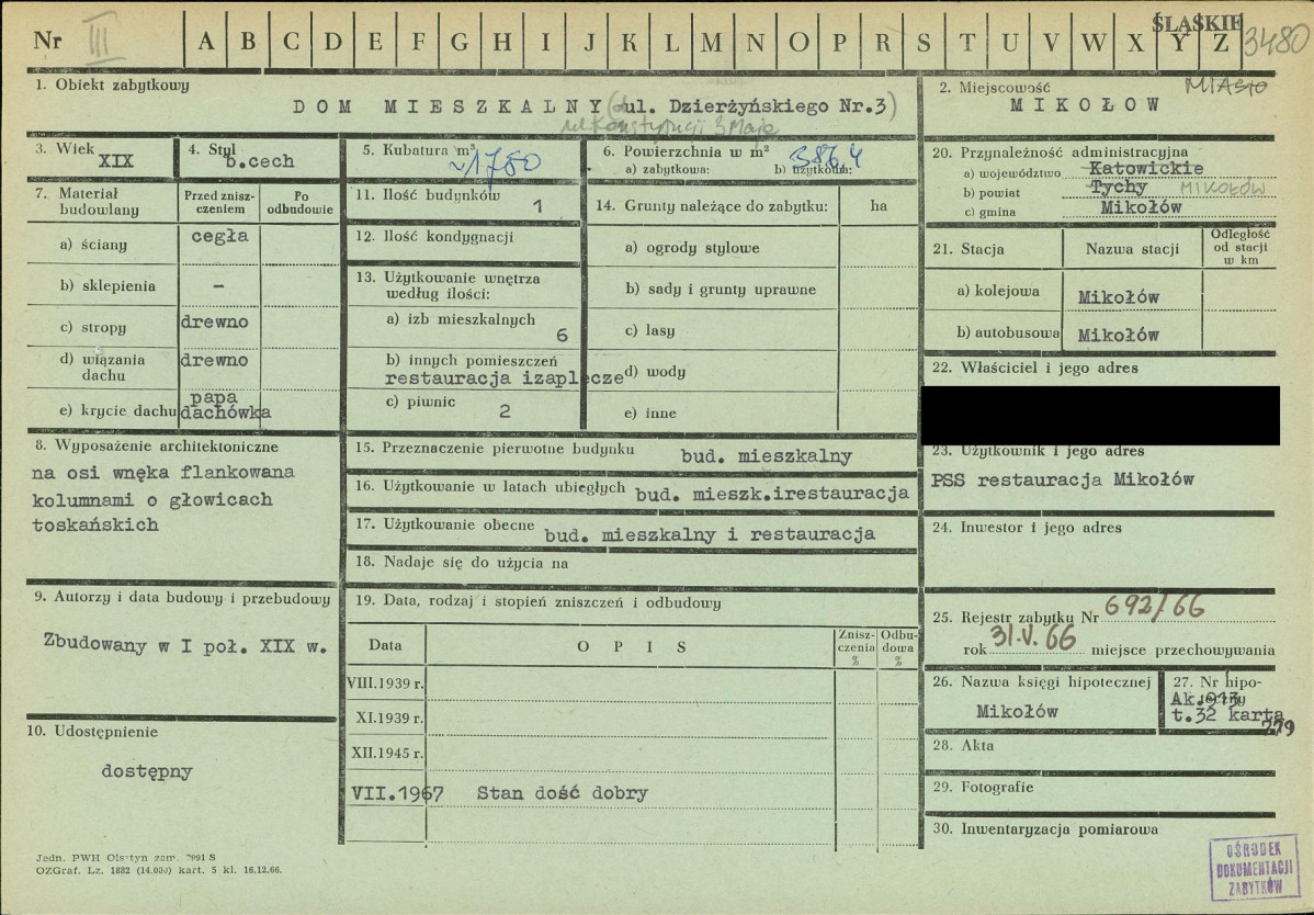 KZ - Karta zielona, skan nr 1