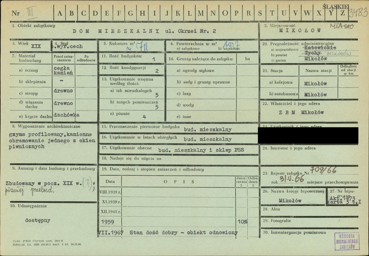 KZ - Karta zielona, skan nr 1