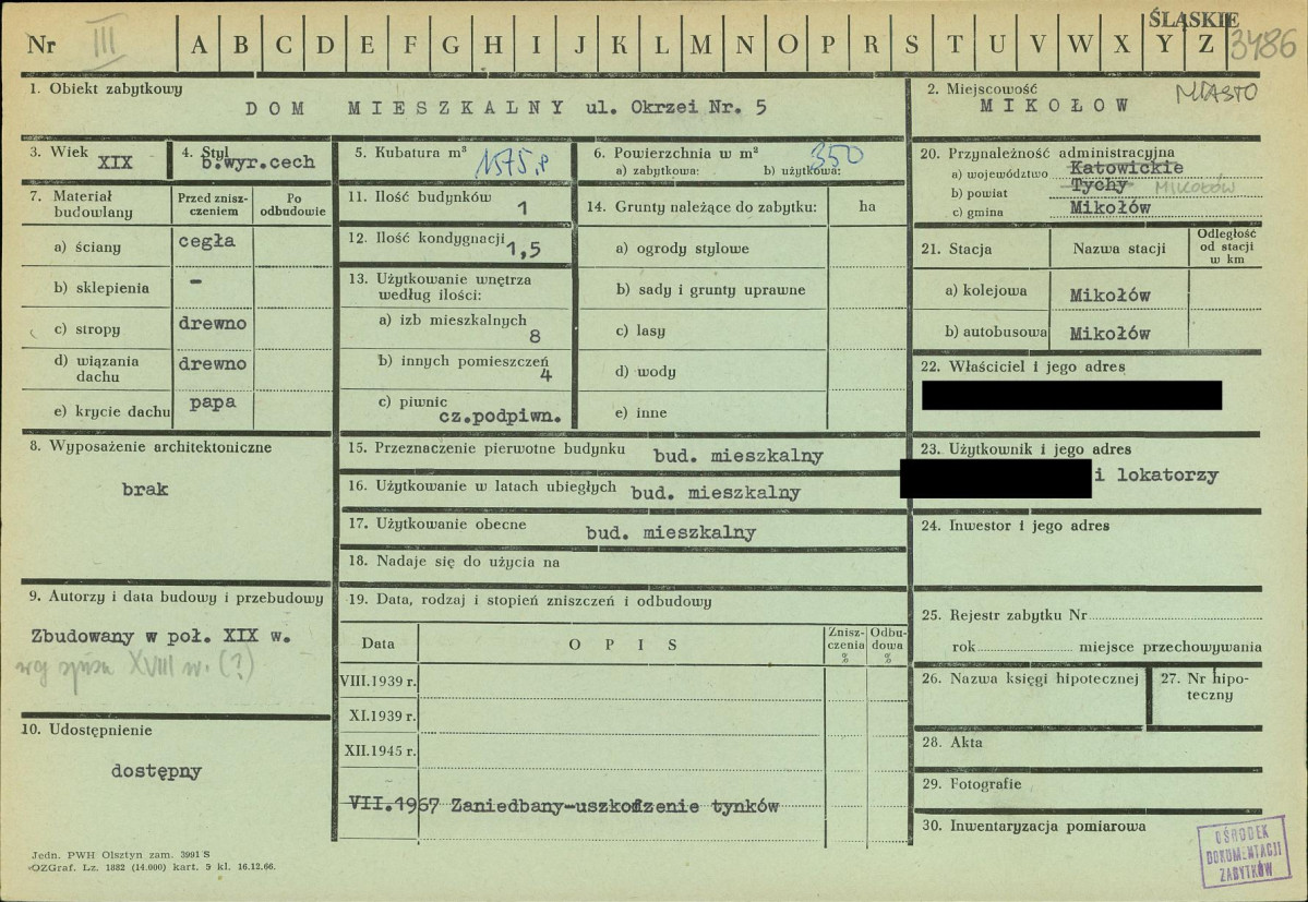 KZ - Karta zielona, skan nr 1