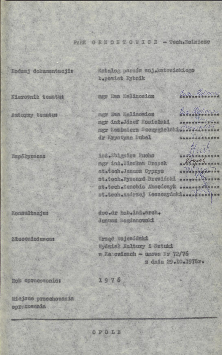 Ewidencja parkowa, skan nr 5