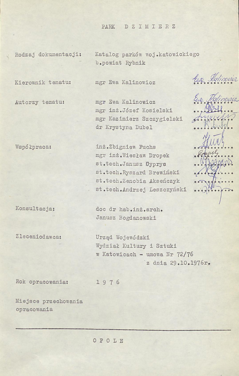 Ewidencja parkowa, skan nr 5