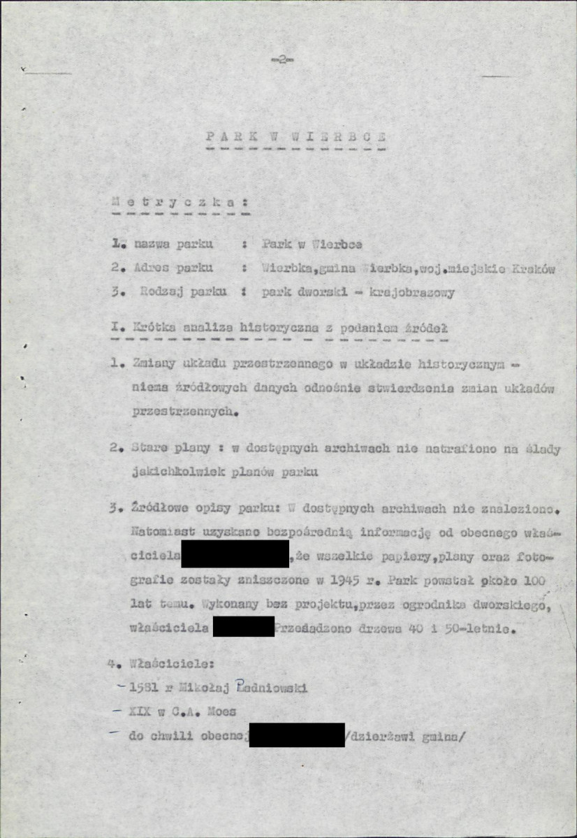 EP - Ewidencja parkowa, skan nr 5