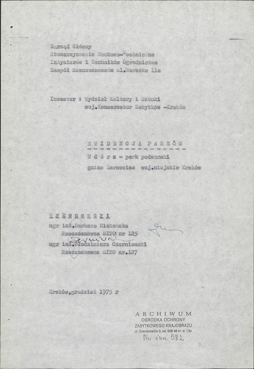 Ewidencja parkowa, skan nr 3