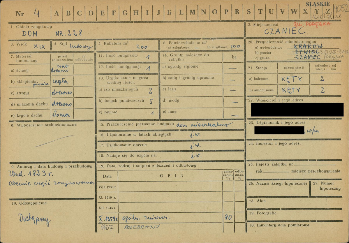 KZ - Karta zielona, skan nr 1