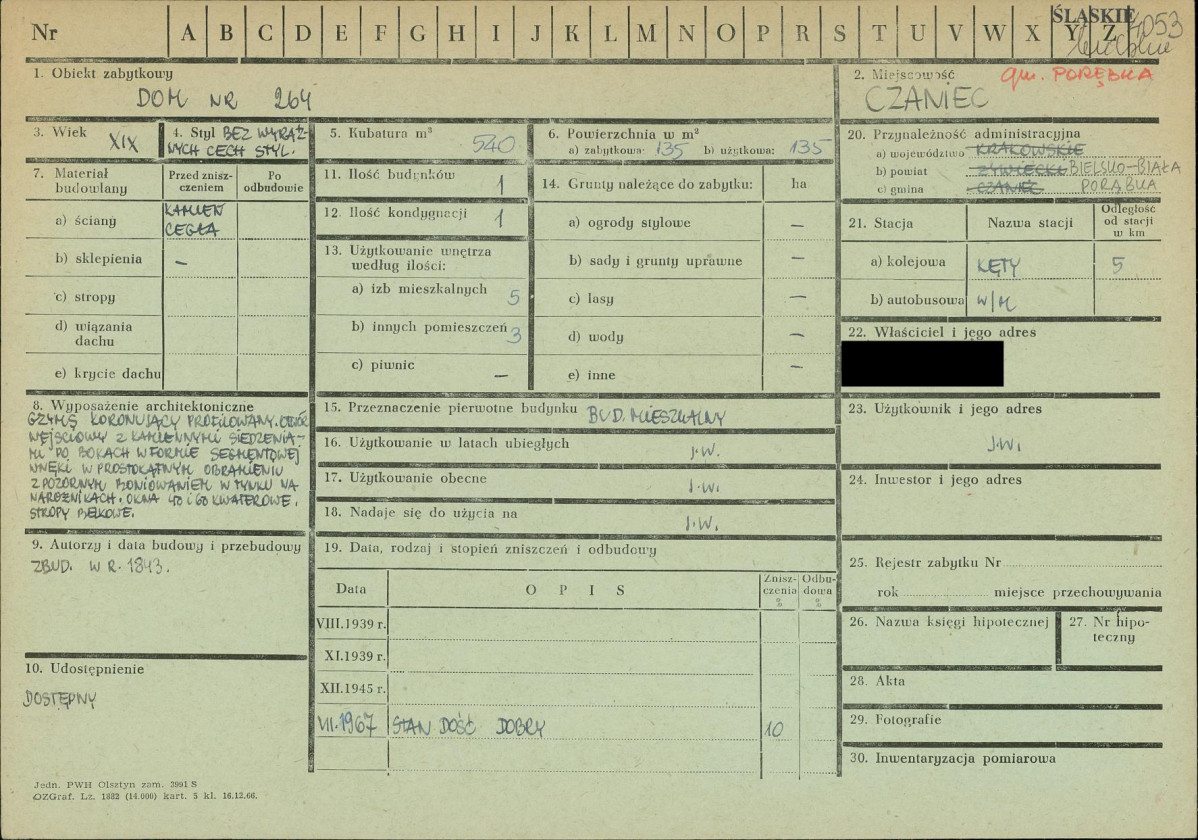 KZ - Karta zielona, skan nr 1