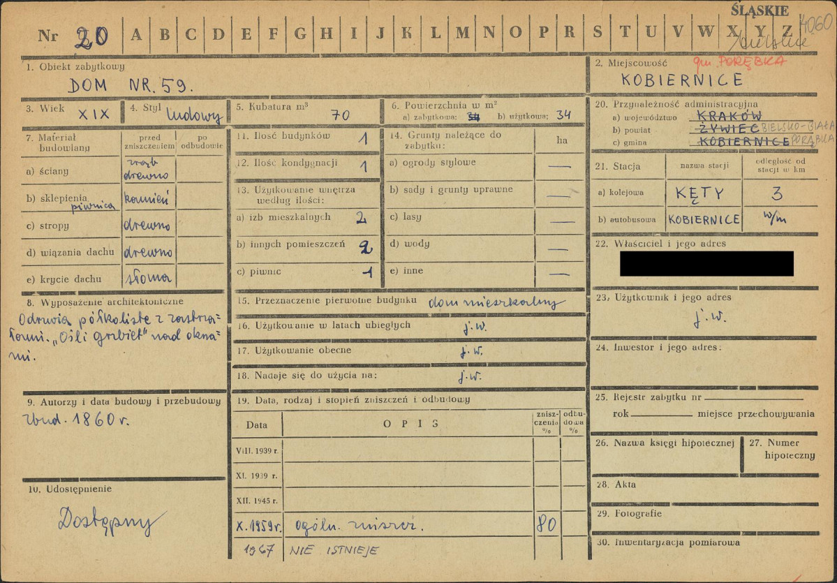 KZ - Karta zielona, skan nr 1