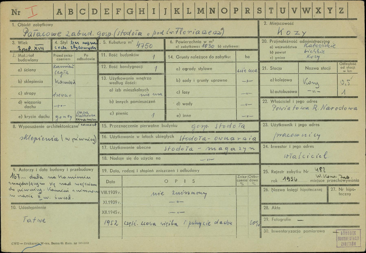 Karta zielona, skan nr 1