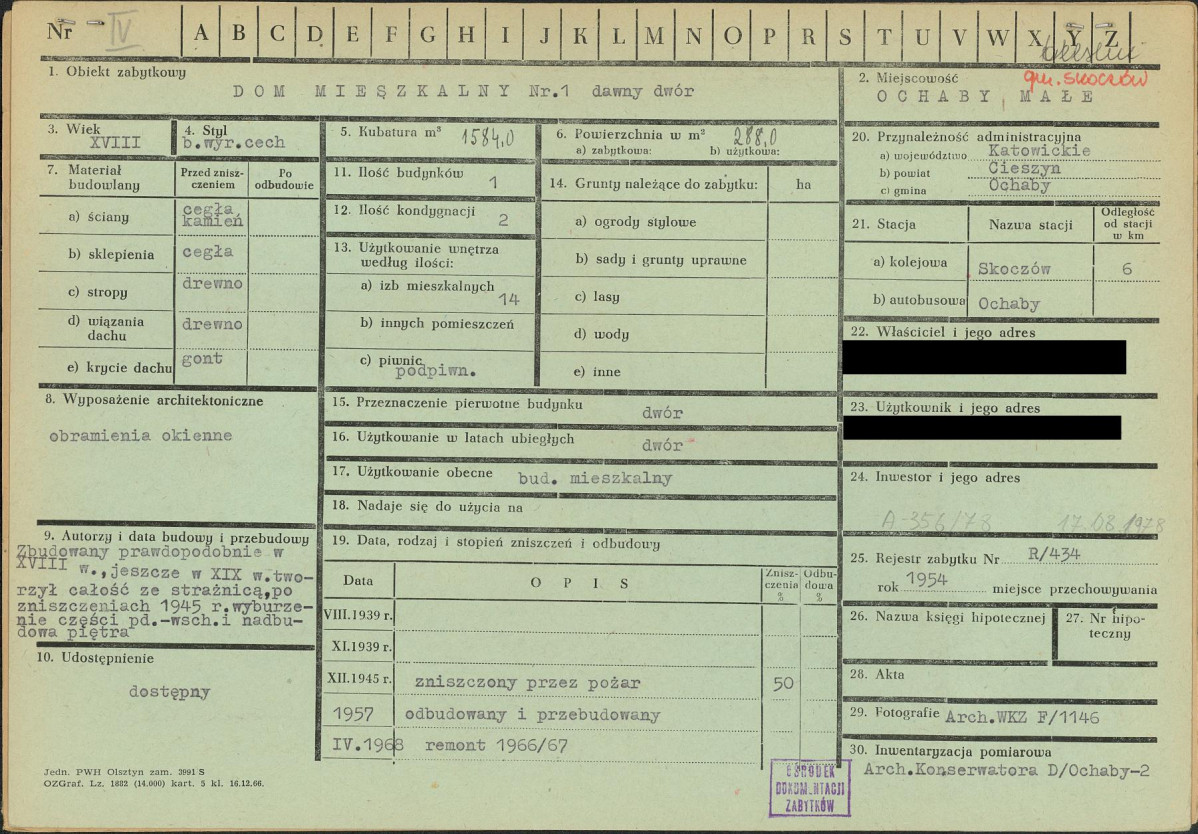 KZ - Karta zielona, skan nr 1