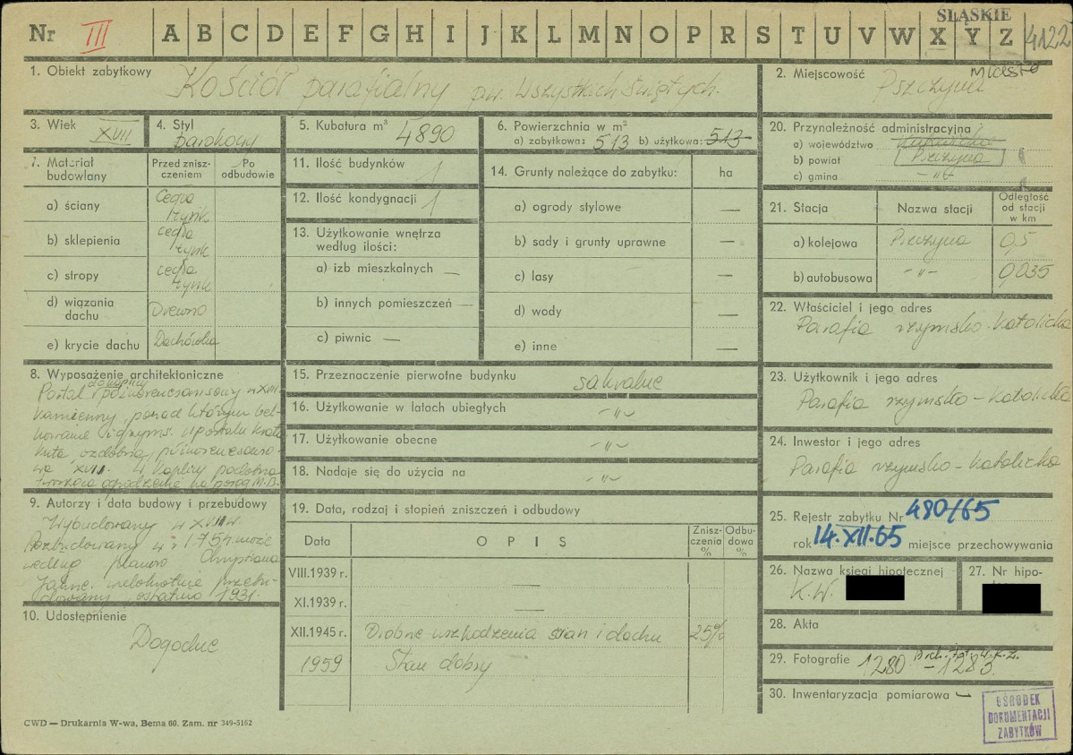 KZ - Karta zielona, skan nr 1