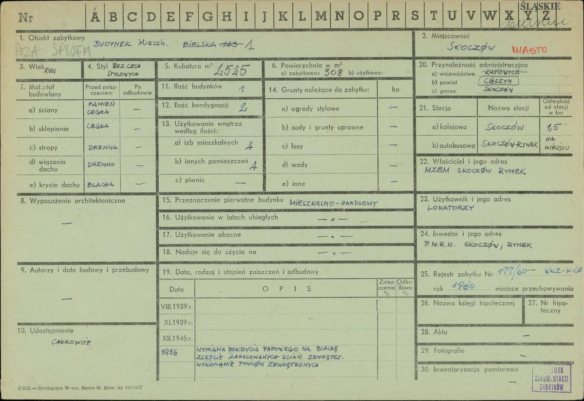 Karta zielona, skan nr 1