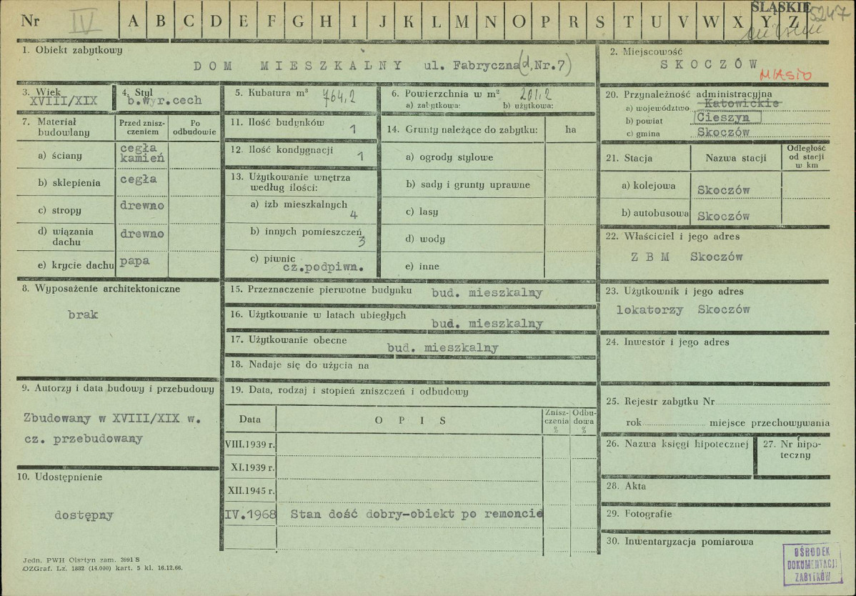 Karta zielona, skan nr 1