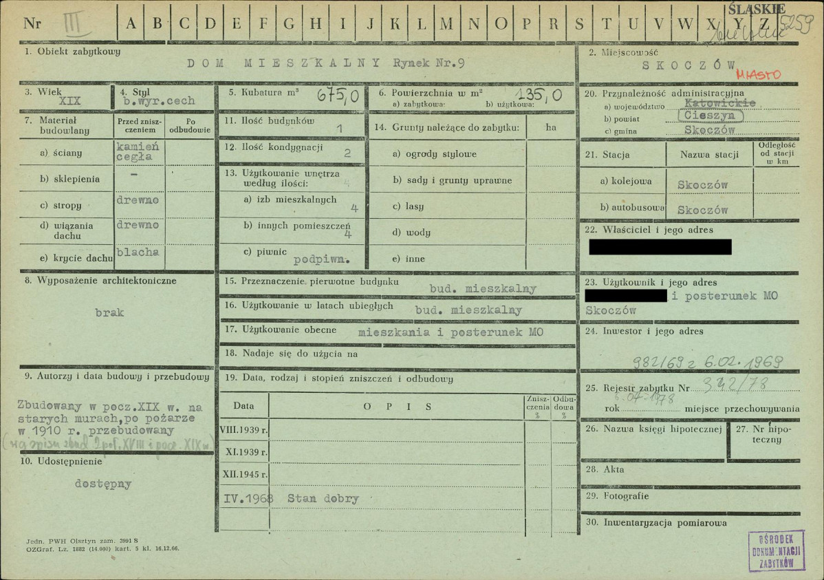KZ - Karta zielona, skan nr 1