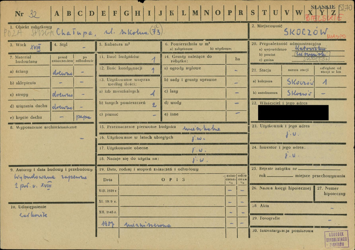 KZ - Karta zielona, skan nr 1