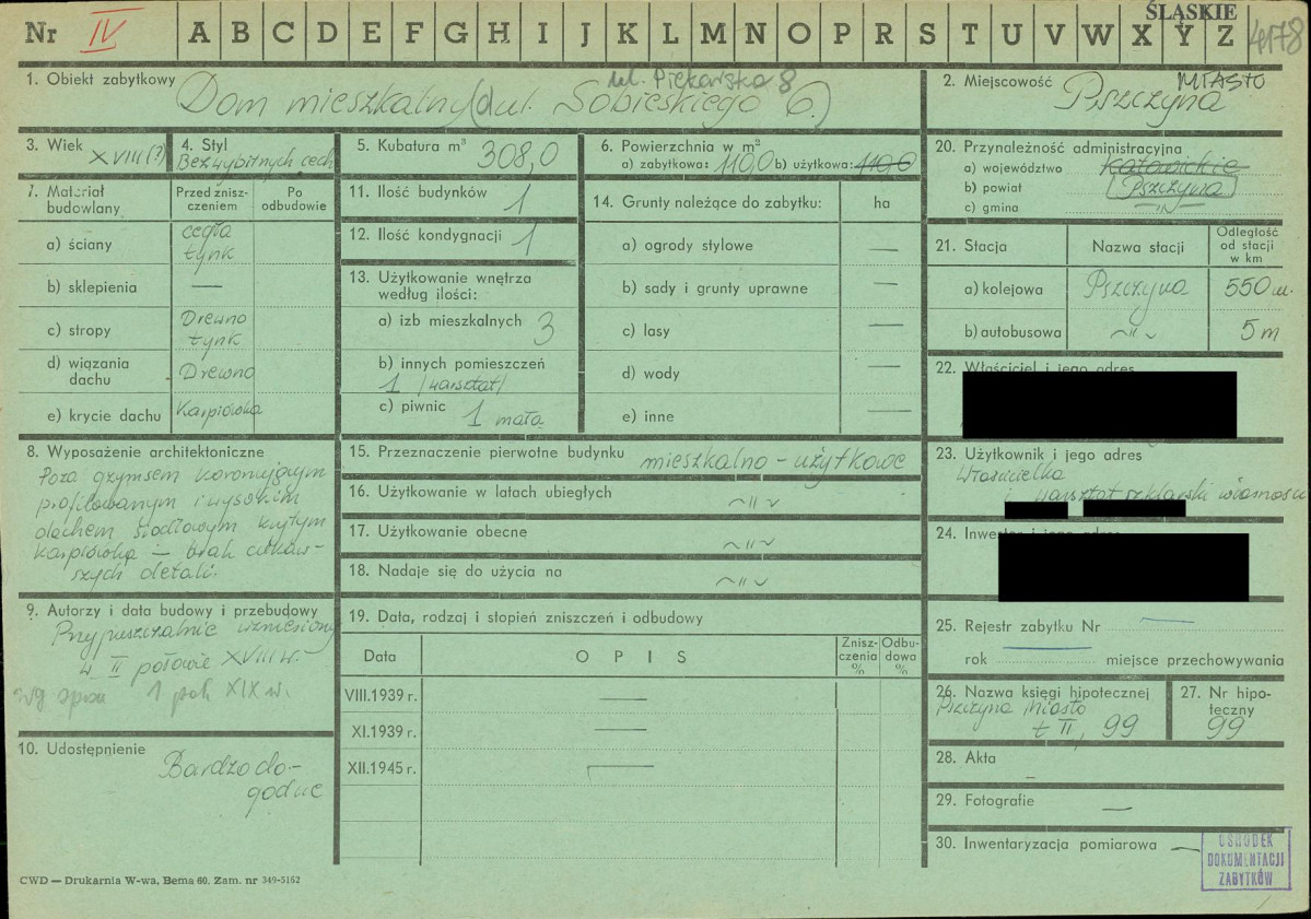 KZ - Karta zielona, skan nr 1