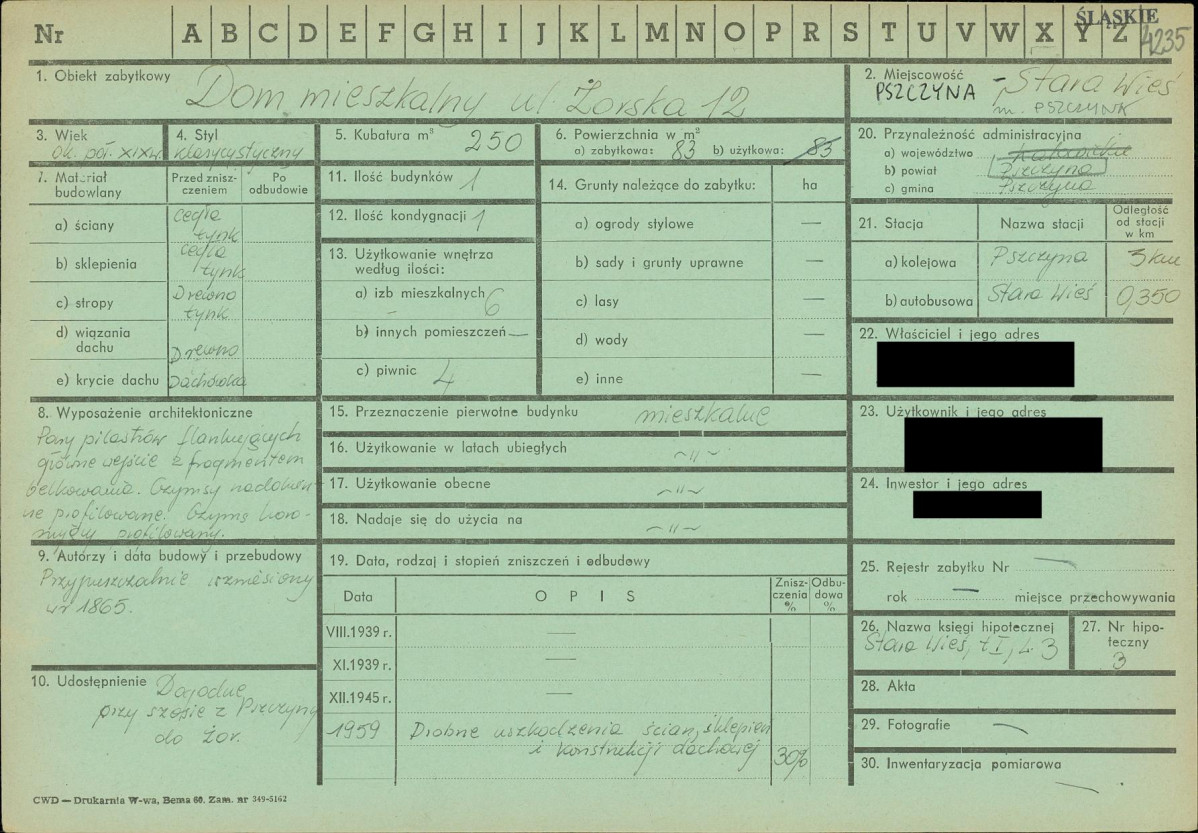 KZ - Karta zielona, skan nr 1