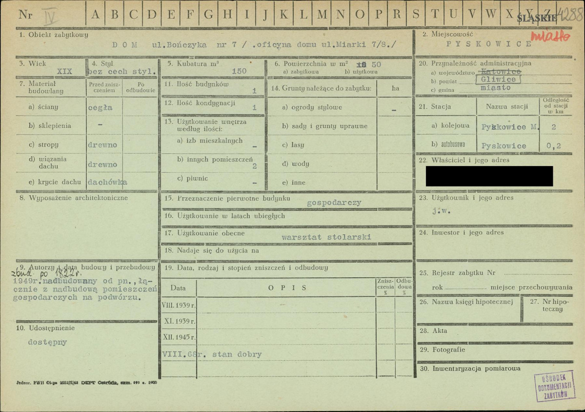 KZ - Karta zielona, skan nr 1