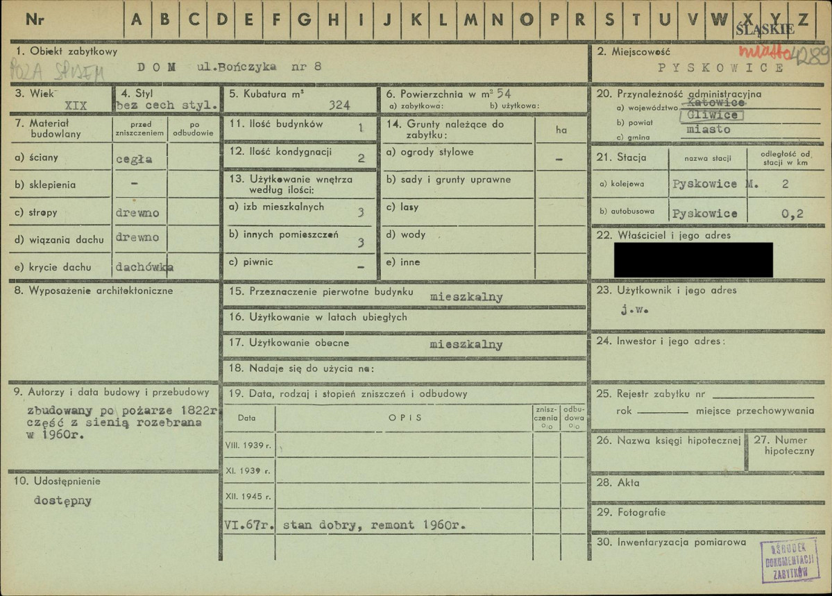 KZ - Karta zielona, skan nr 1