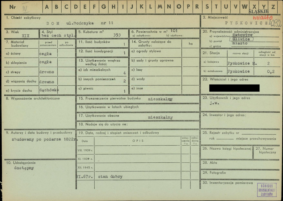 KZ - Karta zielona, skan nr 1