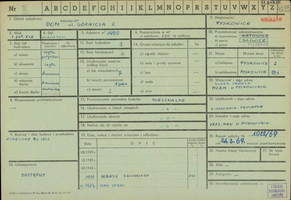 Karta zielona, skan nr 1