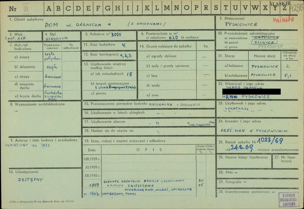 KZ - Karta zielona, skan nr 1