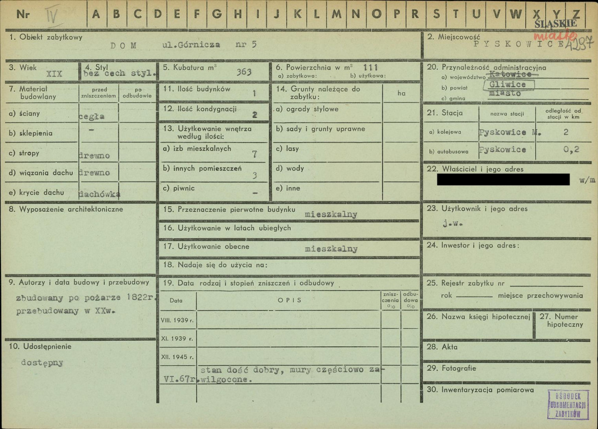 KZ - Karta zielona, skan nr 1