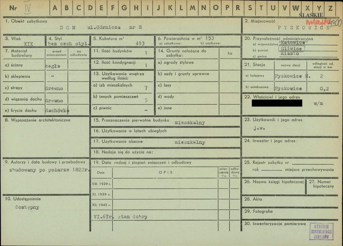 KZ - Karta zielona, skan nr 1