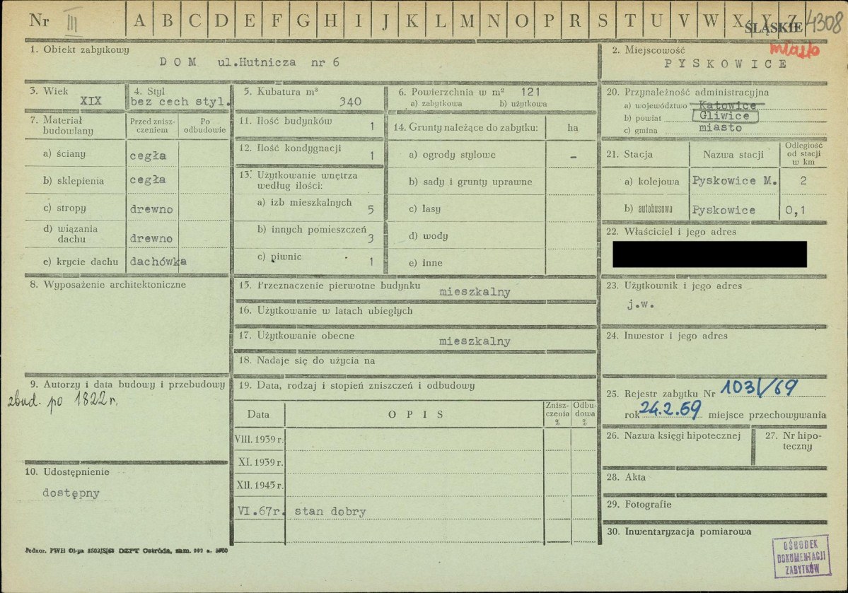 KZ - Karta zielona, skan nr 1