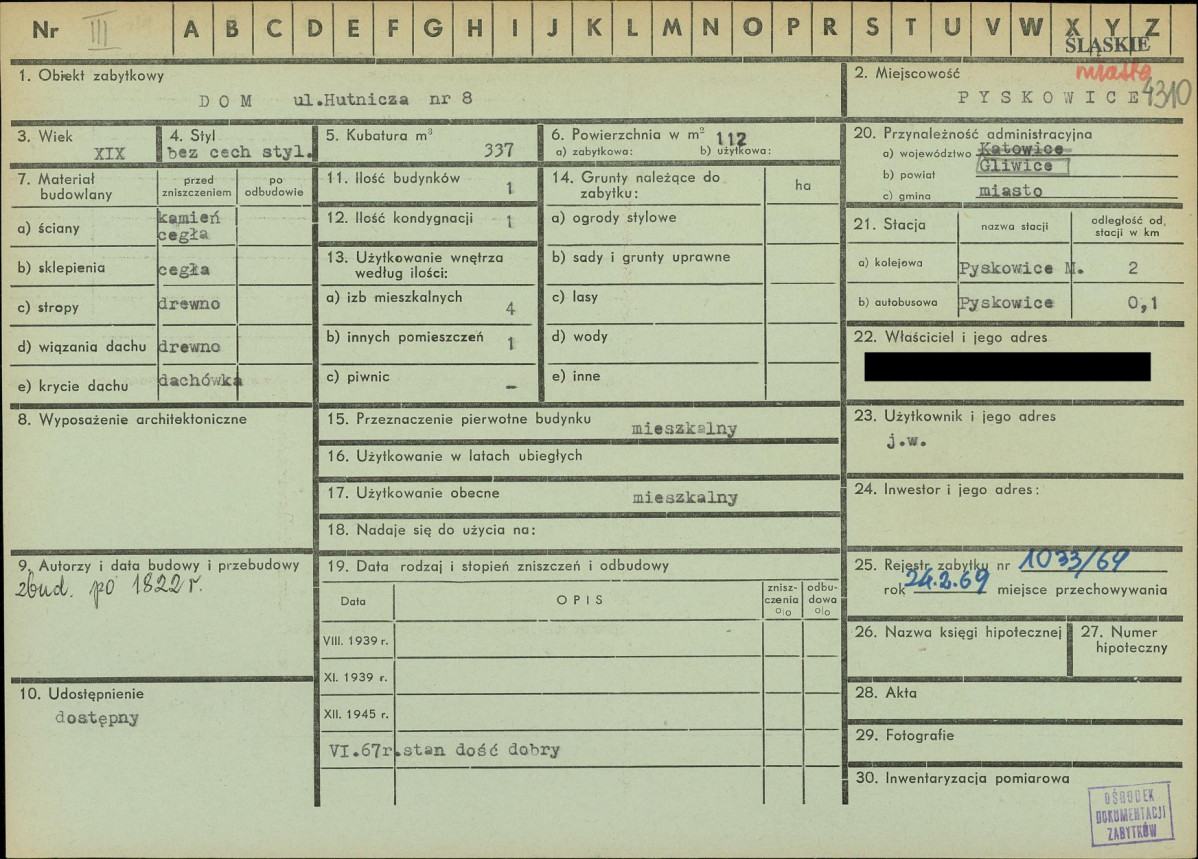 KZ - Karta zielona, skan nr 1