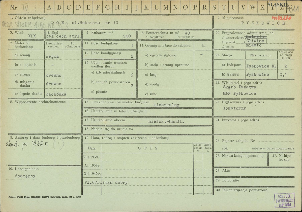 Karta zielona, skan nr 1