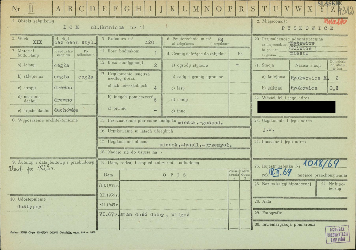 KZ - Karta zielona, skan nr 1