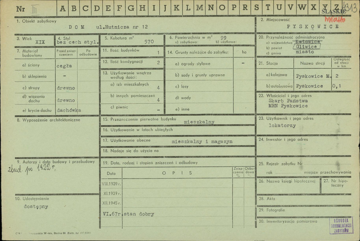 Karta zielona, skan nr 1