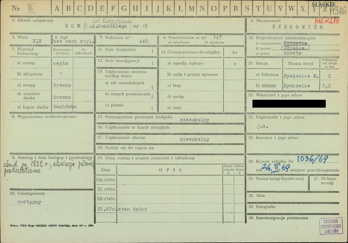 KZ - Karta zielona, skan nr 1