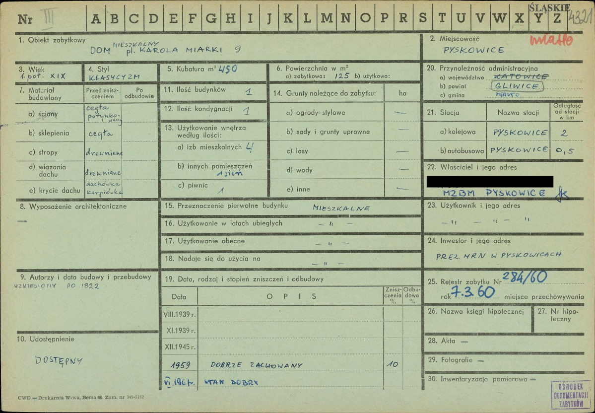 KZ - Karta zielona, skan nr 1